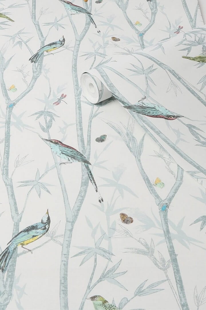 Tapeta botaniczna w stylu chinoiserie Next 118267 Chinoiserie Bird Trail