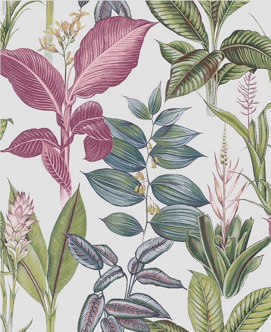 Tapeta tropikalna roślinność Next 118299 Fantasy Rainforest Leaves