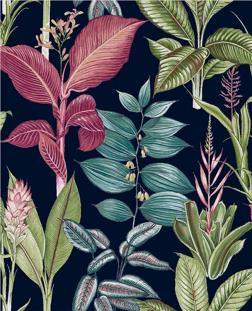 Tapeta tropikalna roślinność Next 118300 Fantasy Rainforest Leaves