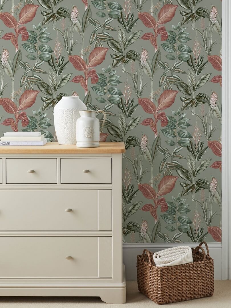 Tapeta tropikalna roślinność Next 120209 Rainforest Leaves