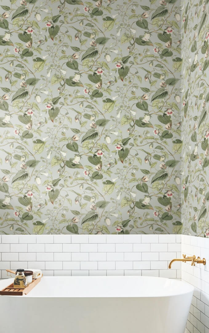 Tapeta kwiatowe pnącza York Wallcoverings BL1712 Moon Flower Blooms II