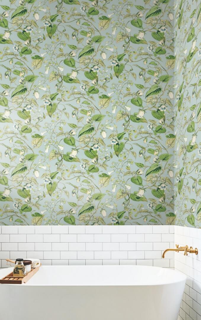 Tapeta kwiatowe pnącza York Wallcoverings BL1714 Moon Flower Blooms II