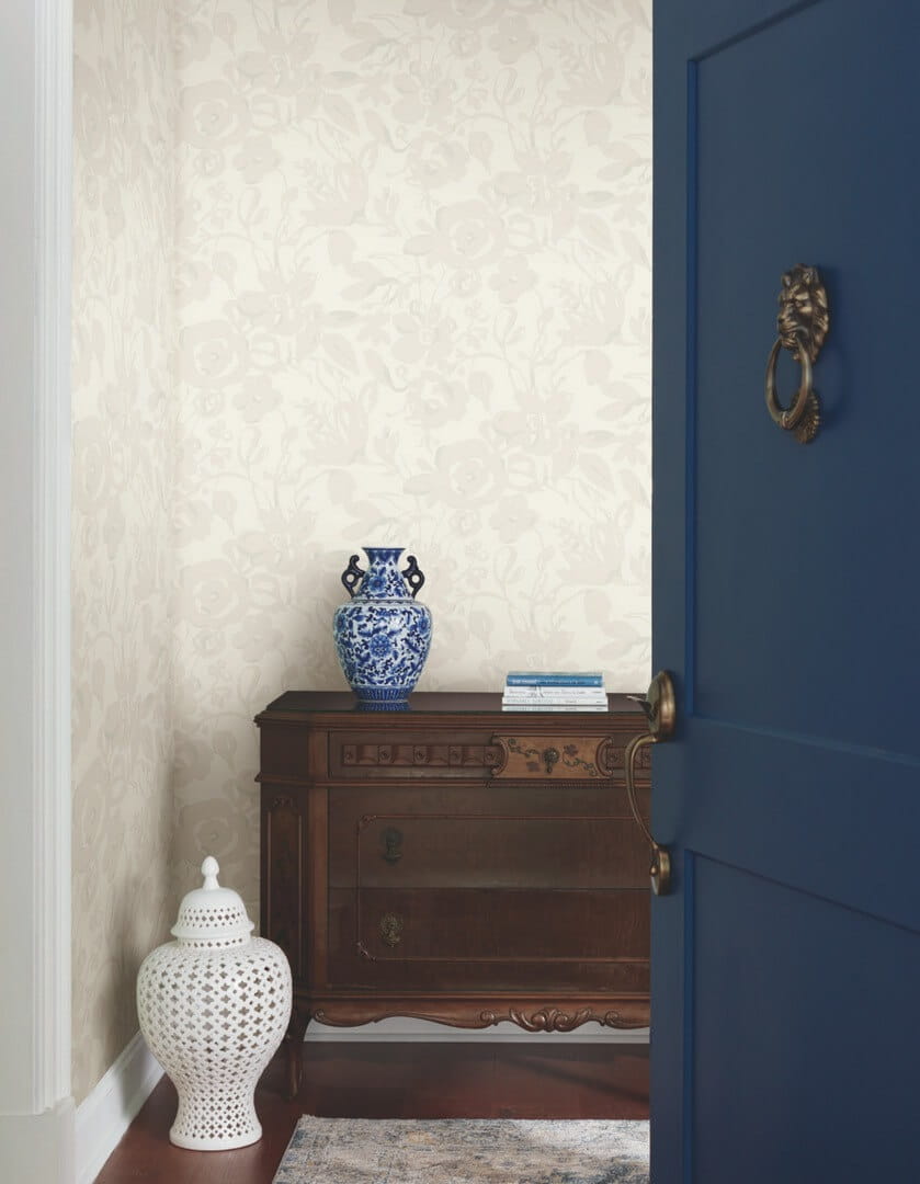 Tapeta abstrakcyjne kwiaty York Wallcoverings BL1734 Brushstroke Floral Blooms II
