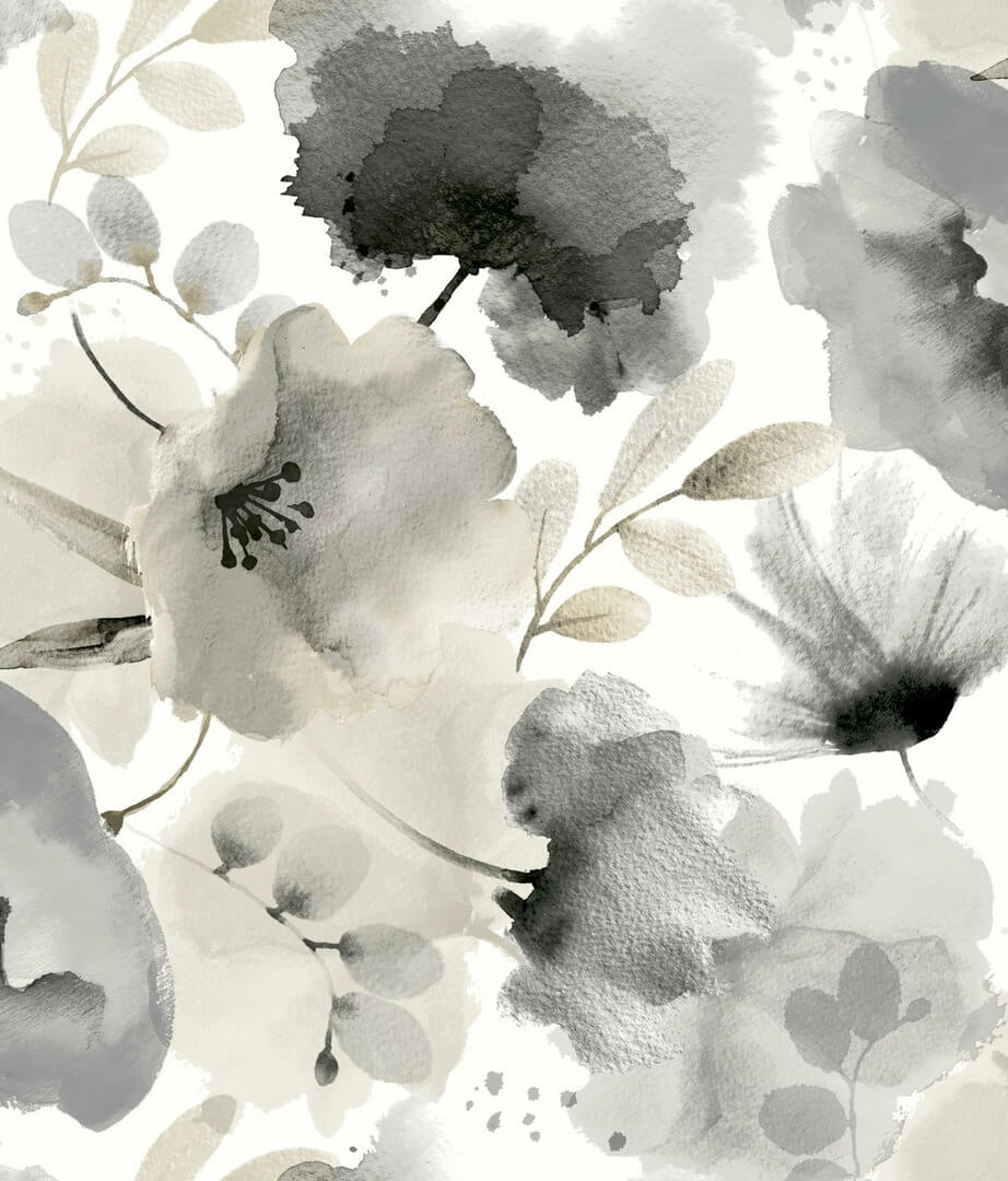 Tapeta akwarelowe kwiaty York Wallcoverings BL1771 Watercolor Bouquet Blooms II