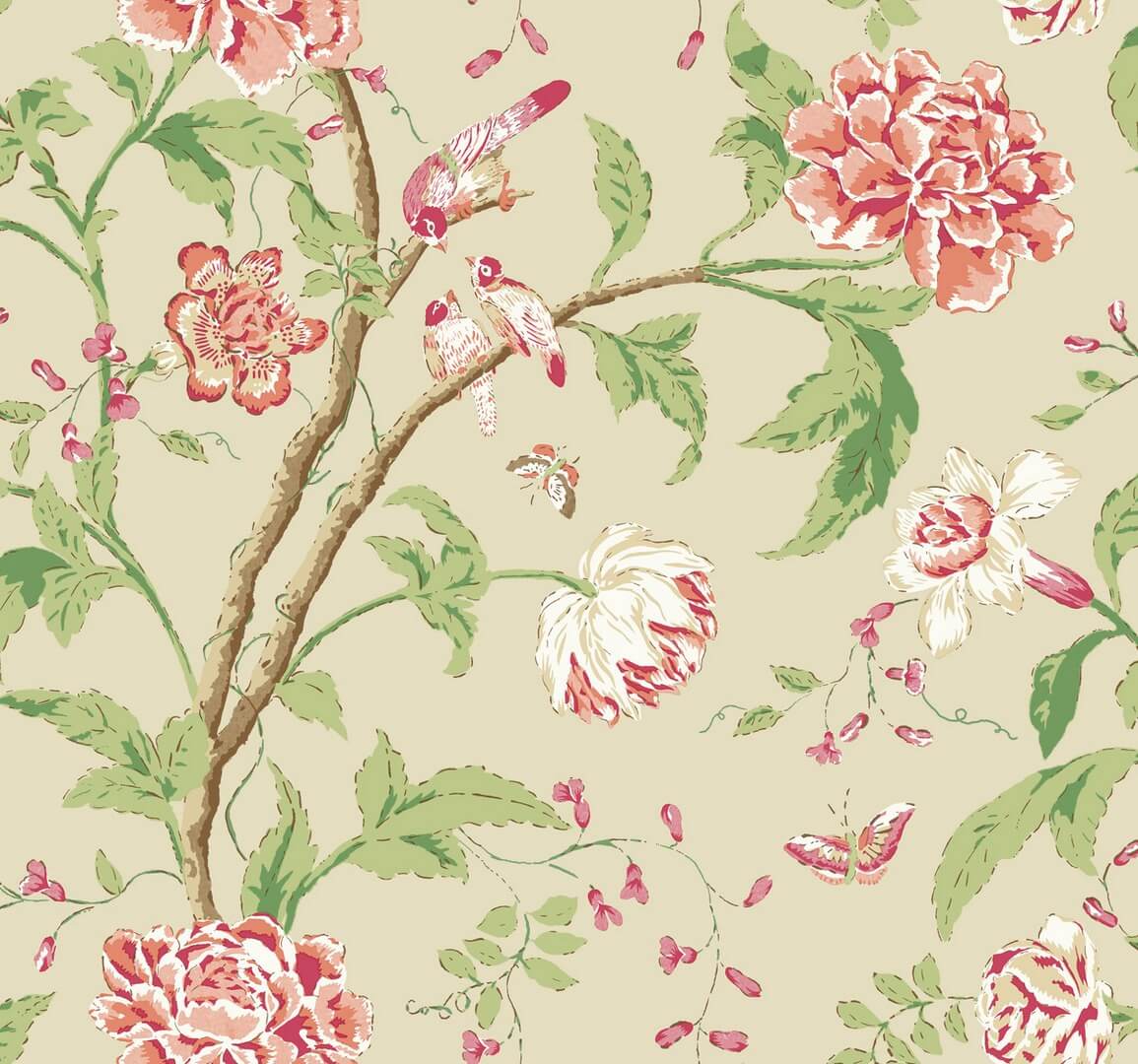Tapeta botaniczna York Wallcoverings BL1781 Teahouse Floral Blooms II