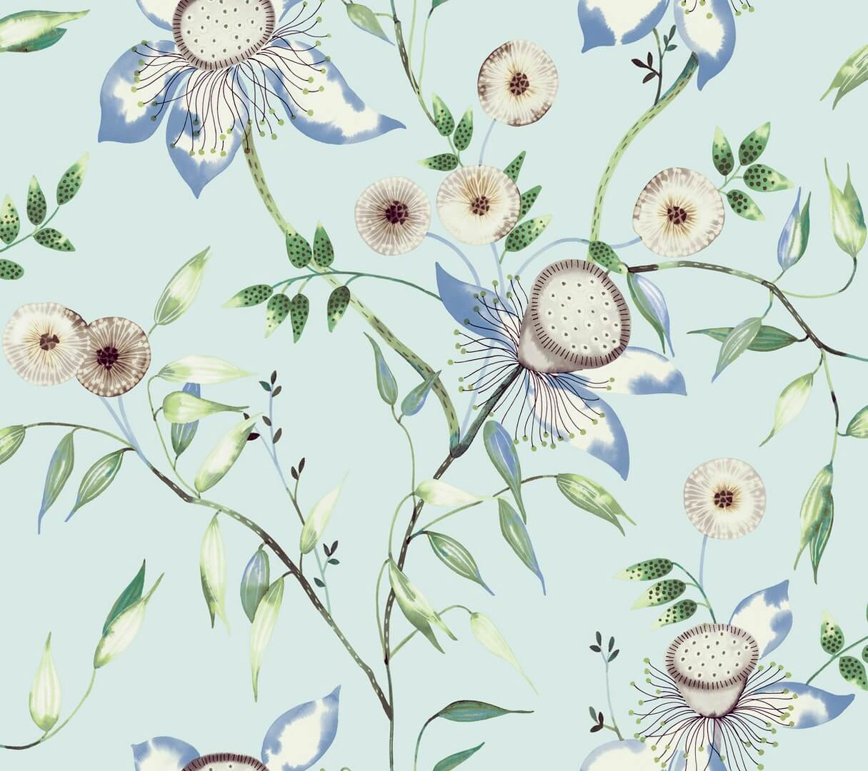 Tapeta roślinne pnącza York Wallcoverings BL1792 Dream Blossom Blooms II