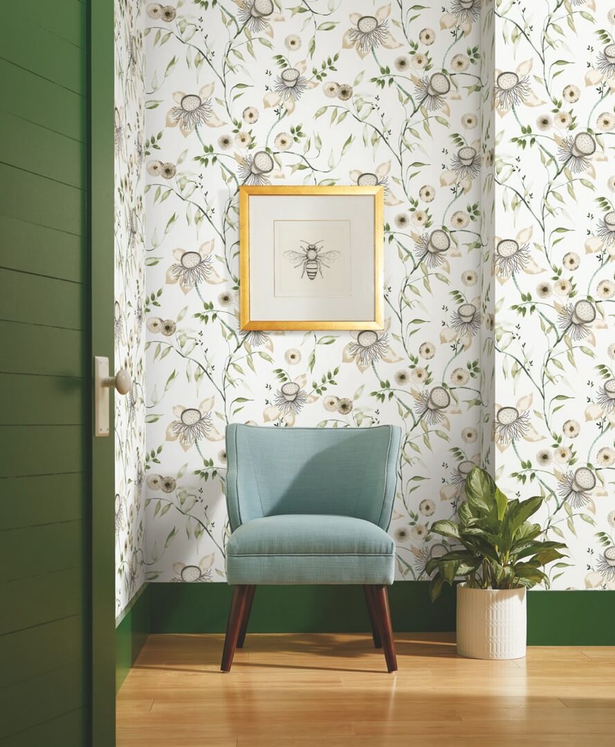 Tapeta roślinne pnącza York Wallcoverings BL1793 Dream Blossom Blooms II