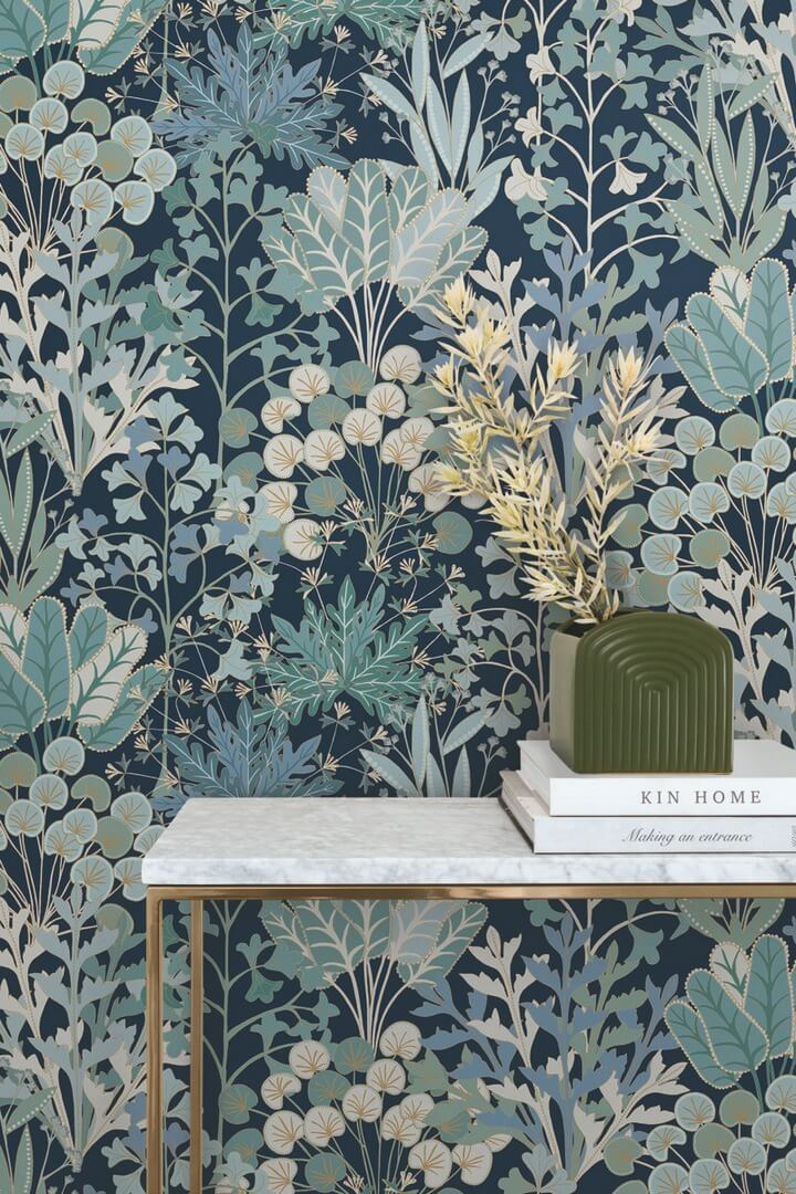 Tapeta roślinna York Wallcoverings BL1812 Forest Floor Blooms II