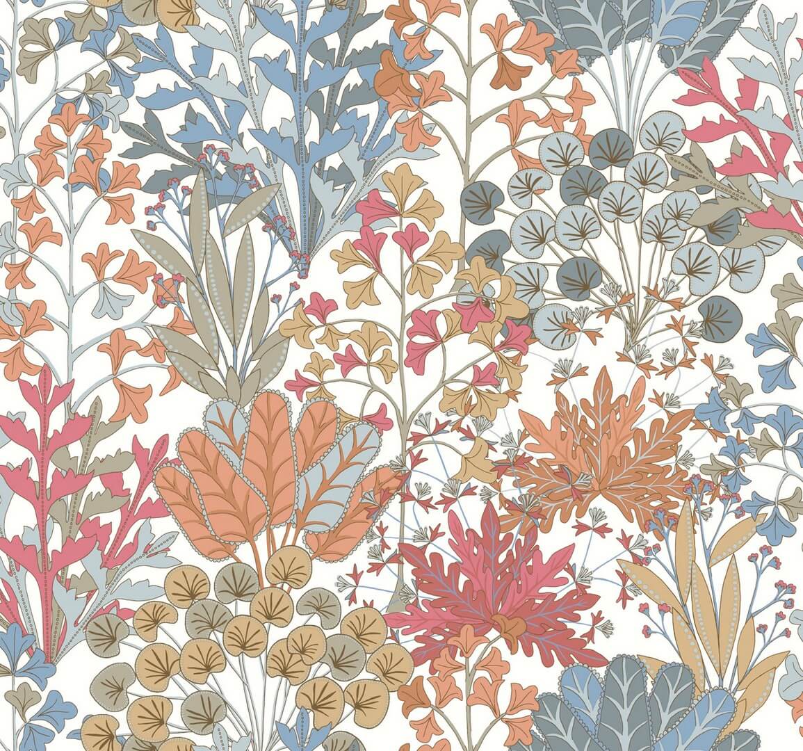 Tapeta roślinna York Wallcoverings BL1813 Forest Floor Blooms II