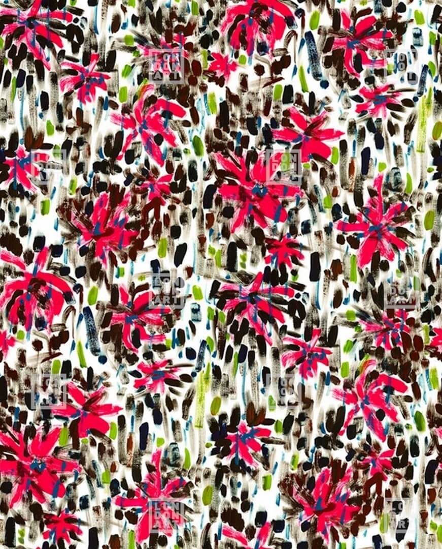 Fototapeta abstrakcyjna roślinność London Art MRN09 1 WILD FLOWER BUNCH Marni