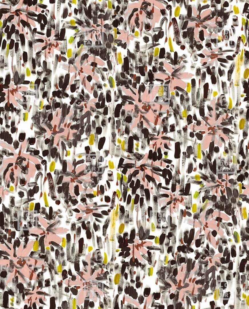Fototapeta abstrakcyjna roślinność London Art MRN09 3 WILD FLOWER BUNCH Marni