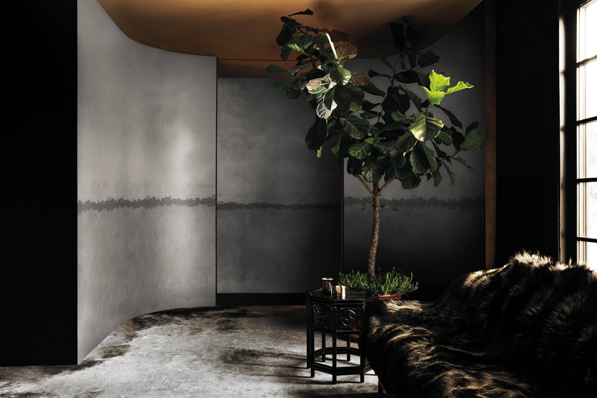 Fototapeta betonowa ściana London Art DSQ2W03-4 Cement Horizon Dsquared2