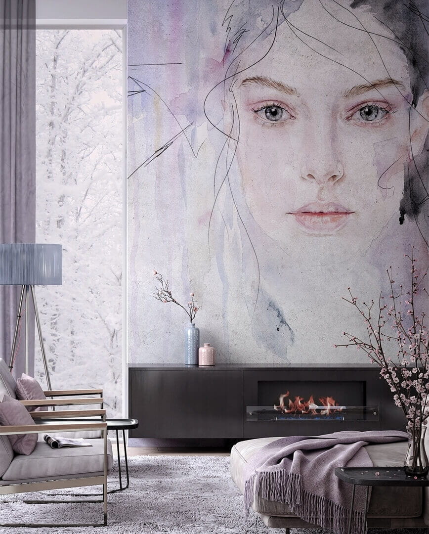 Fototapeta kobieca twarz Wonderwall Elegia 35091505