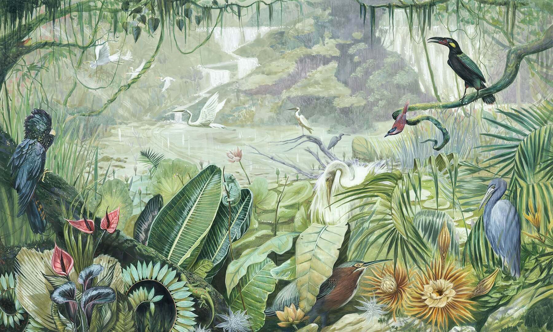 Fototapeta krajobraz dżungli Wonderwall Gaia 35071708