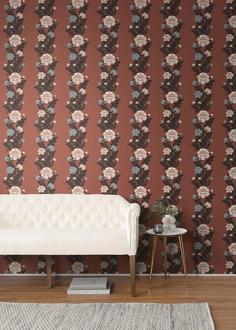 Tapeta roślinna pasy Seabrook ET12701 Legacy Prints