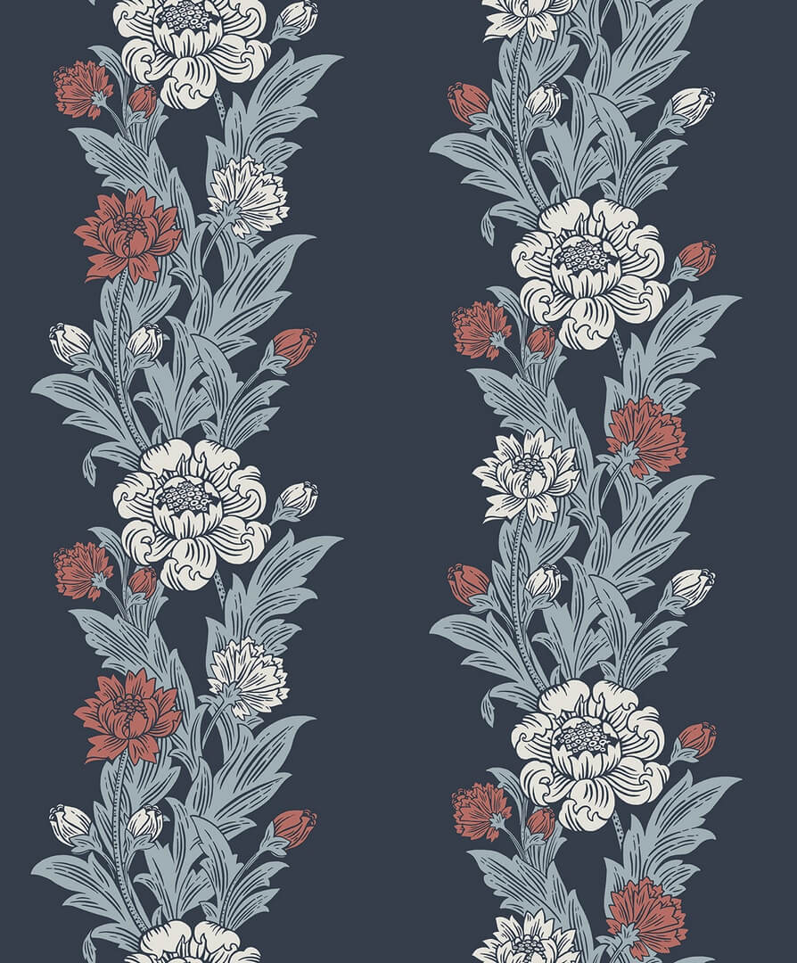 Tapeta roślinna pasy Seabrook ET12712 Legacy Prints