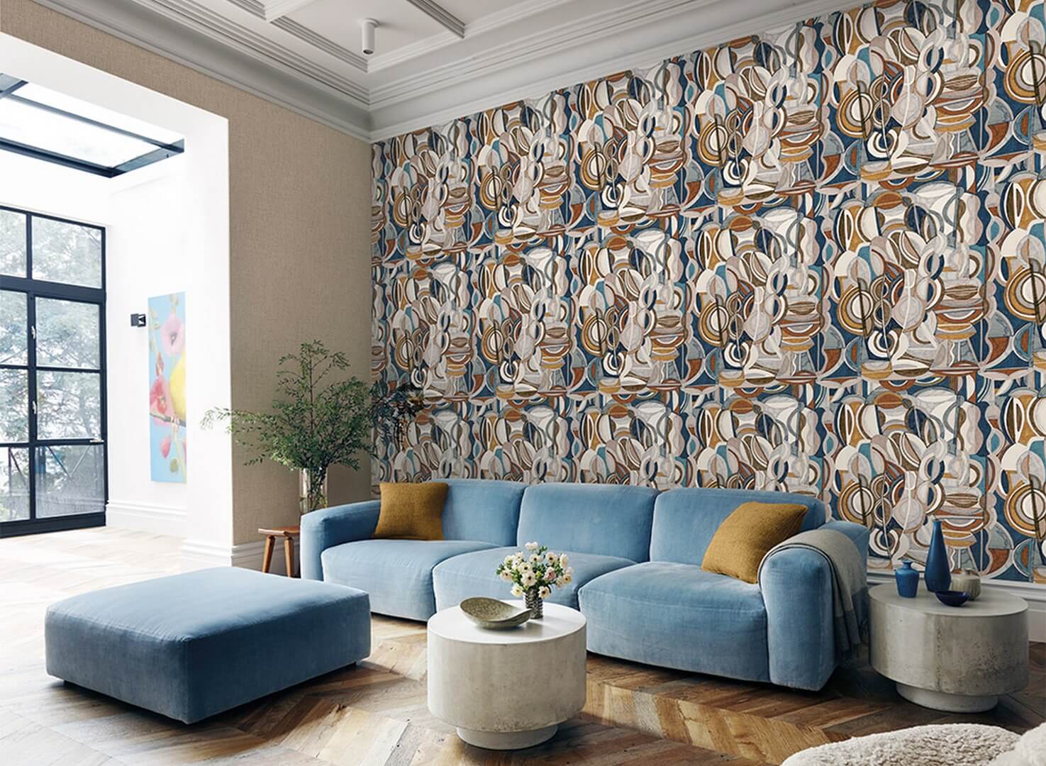 Tapeta geometryczna J&V 6963 Eclettico 102 Cromie