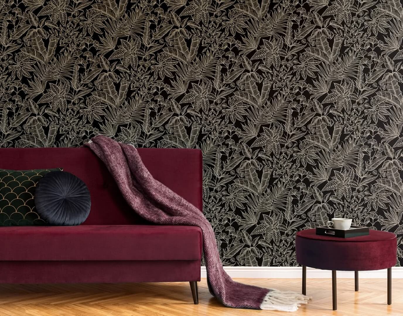 Tapeta liście Boutique 115718 Opulence