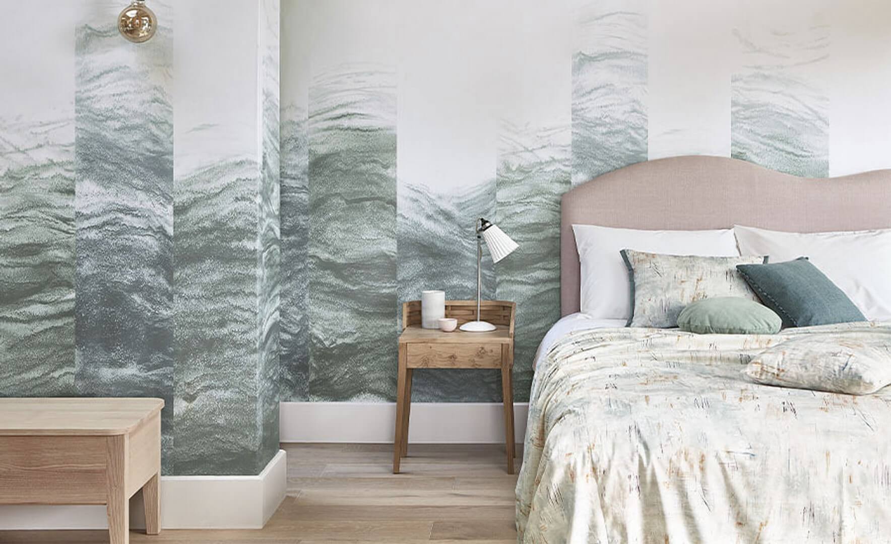 Mural abstrakcyjne blokowe fale Villa Nova W624/01 Shift Kyra Cane Wallcoverings