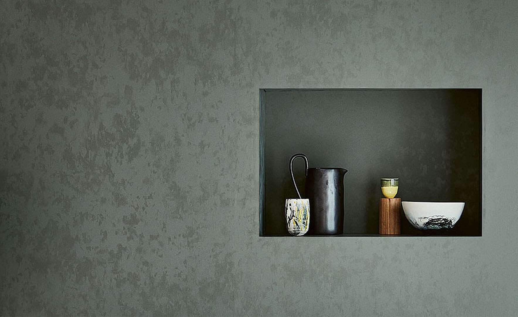 Tapeta jak masa ceramiczna Villa Nova W625/02 Alumina Kyra Cane Wallcoverings