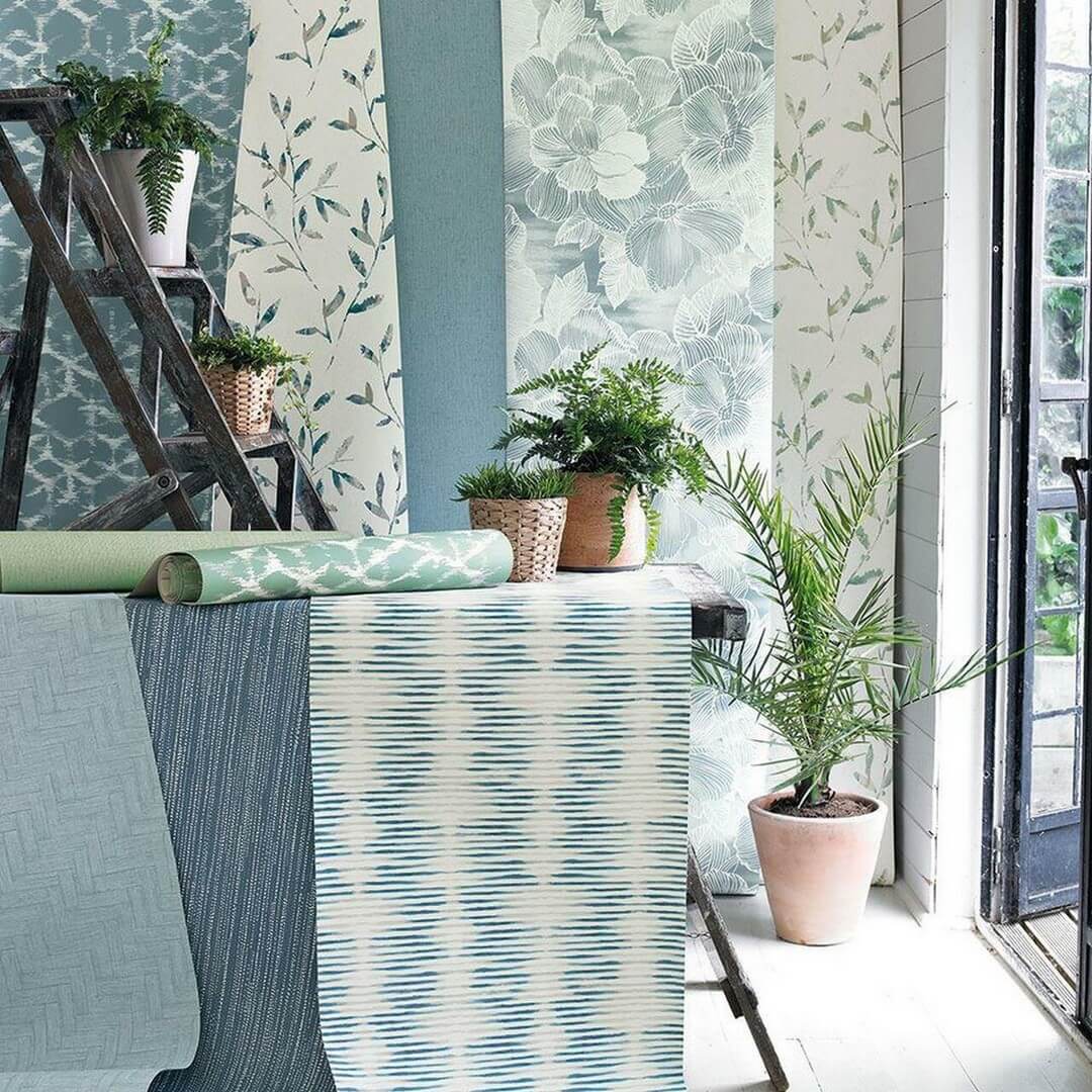 Tapeta liście Villa Nova W546/06 Hana Trail Reverie Wallcoverings