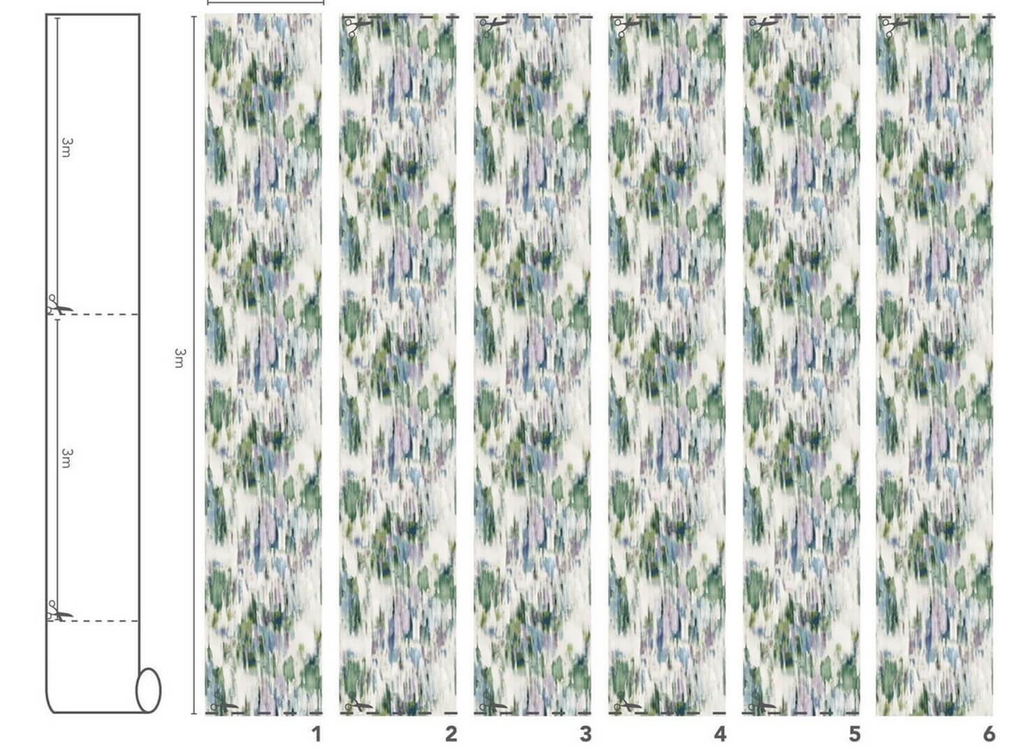 Mural abstrakcyjny Villa Nova W632/03 Alora Wall Reverie Wallcoverings