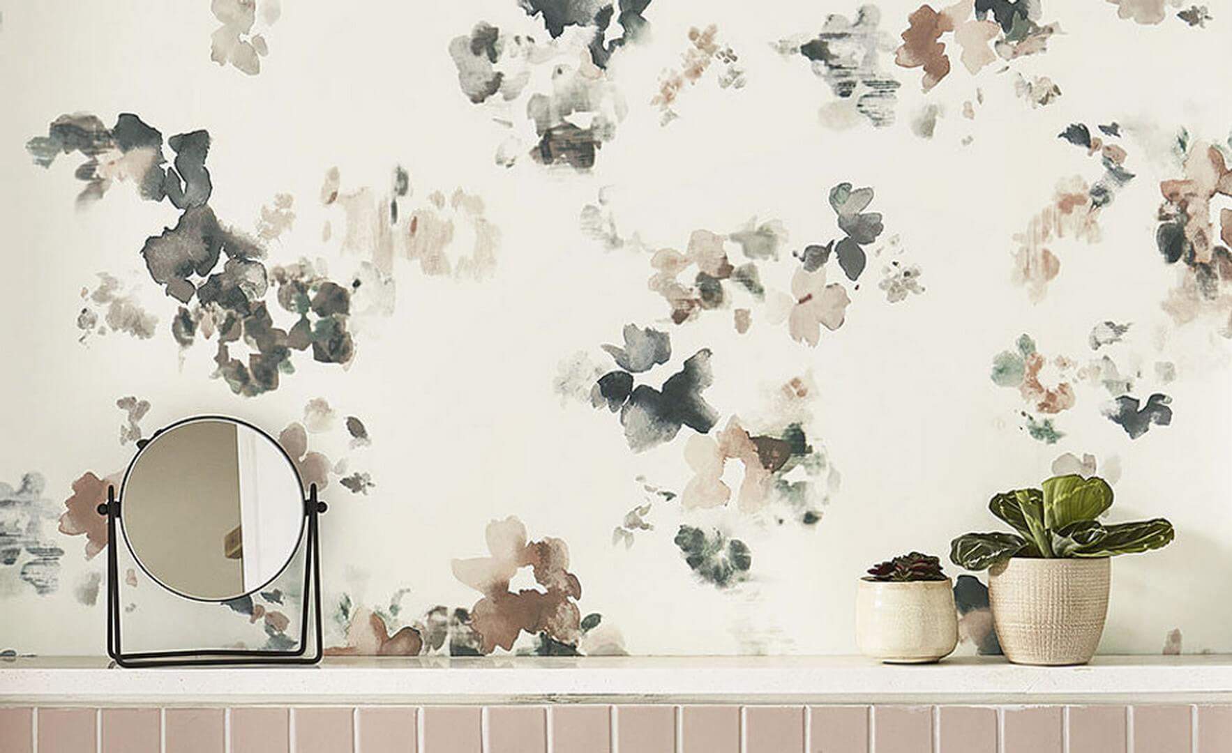 Tapeta akwarelowe kwiaty Villa Nova W636/03 Reverie Reverie Wallcoverings