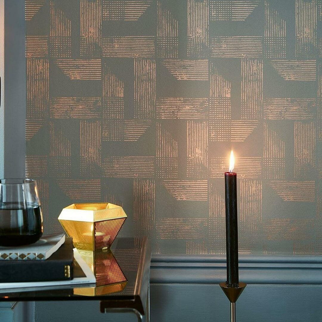 Tapeta geometryczna Villa Nova W552/02 Renzo Renzo Wallcoverings