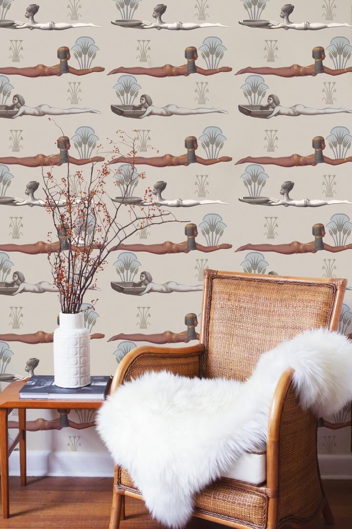 Mural w egipskim stylu Mind the Gap EGYPTUM WP20193 Premium Designer Wallpaper Collection