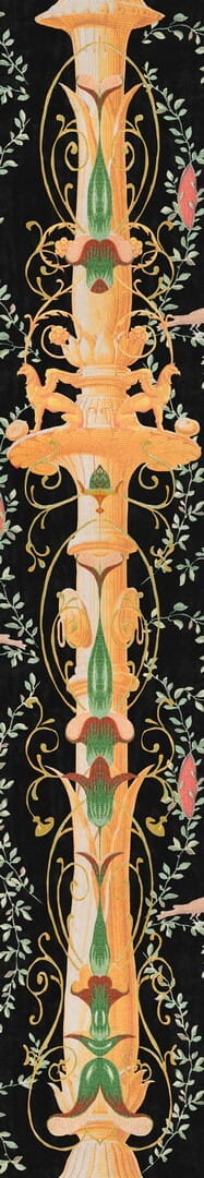 Mural starożytne ogrody Pompejów Mind the Gap GARDENS OF POMPEII WP20198 Premium Designer Wallpaper Collection