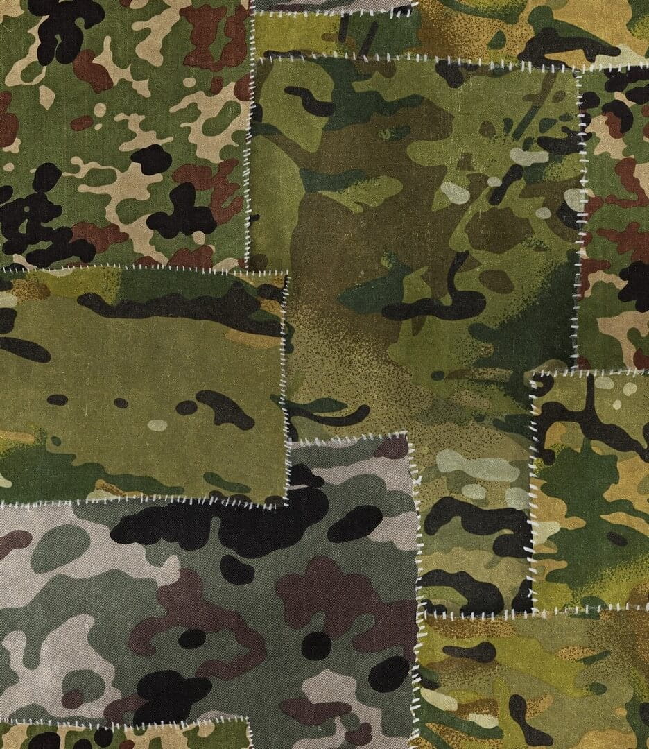 Mural patchwork moro Mind the Gap CAMO WP20201 Premium Designer Wallpaper Collection