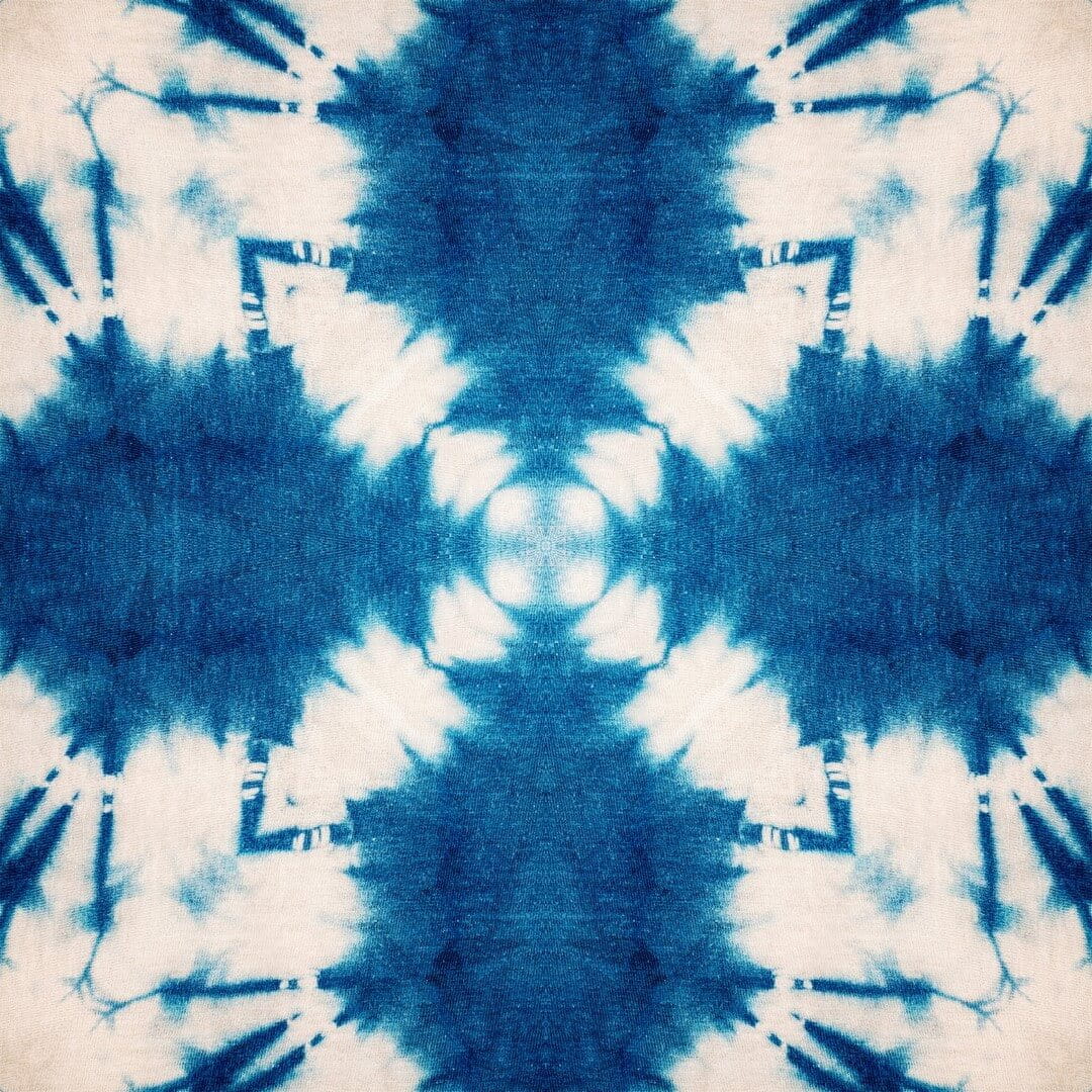 Mural jak tkanina barwiona krawatowo Mind the Gap SHIBORI BUTTERFLY WP20203 Premium Designer Wallpaper Collection