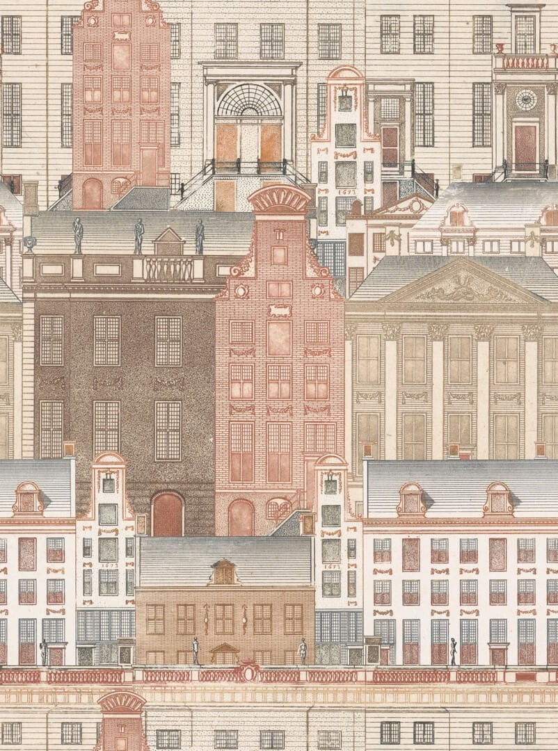 Mural miasto Mind the Gap AMSTERDAM WP20208 Premium Designer Wallpaper Collection