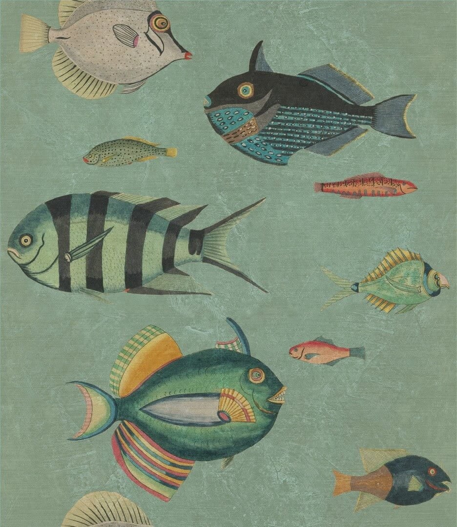 Mural ryby Mind the Gap POISSONS WP20181 Premium Designer Wallpaper Collection