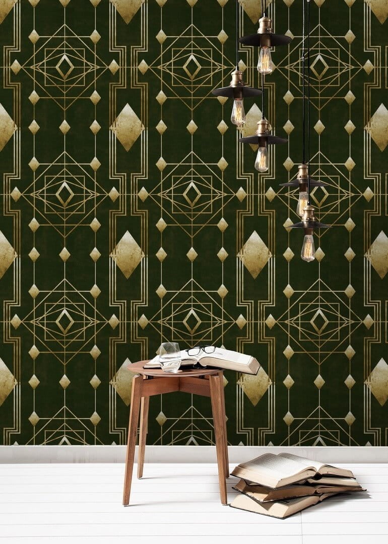 Mural art-deco Mind the Gap GATSBY WP20225 Premium Designer Wallpaper Collection