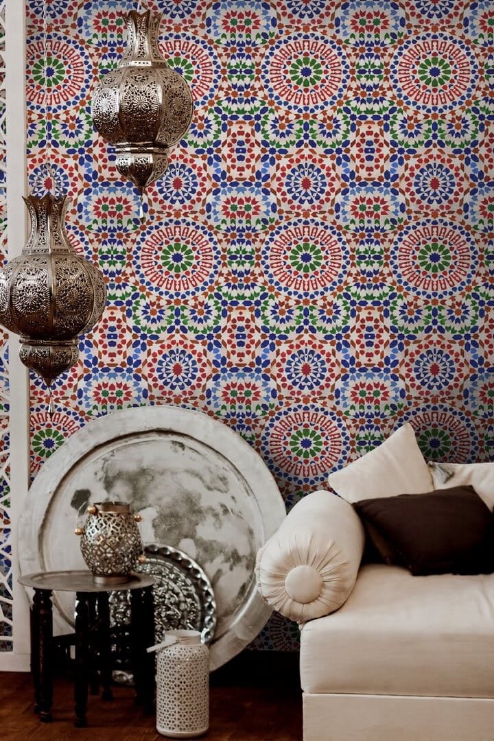 Mural jak kafle Mind the Gap MOSAIC WP20263 Premium Designer Wallpaper Collection