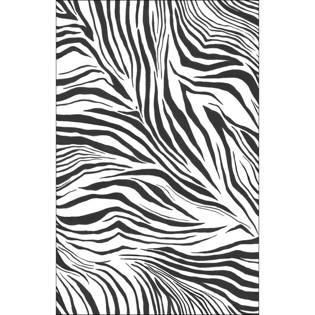 Mural paski zebry Caselio WILD 104960904 L Zebra Stay Wild