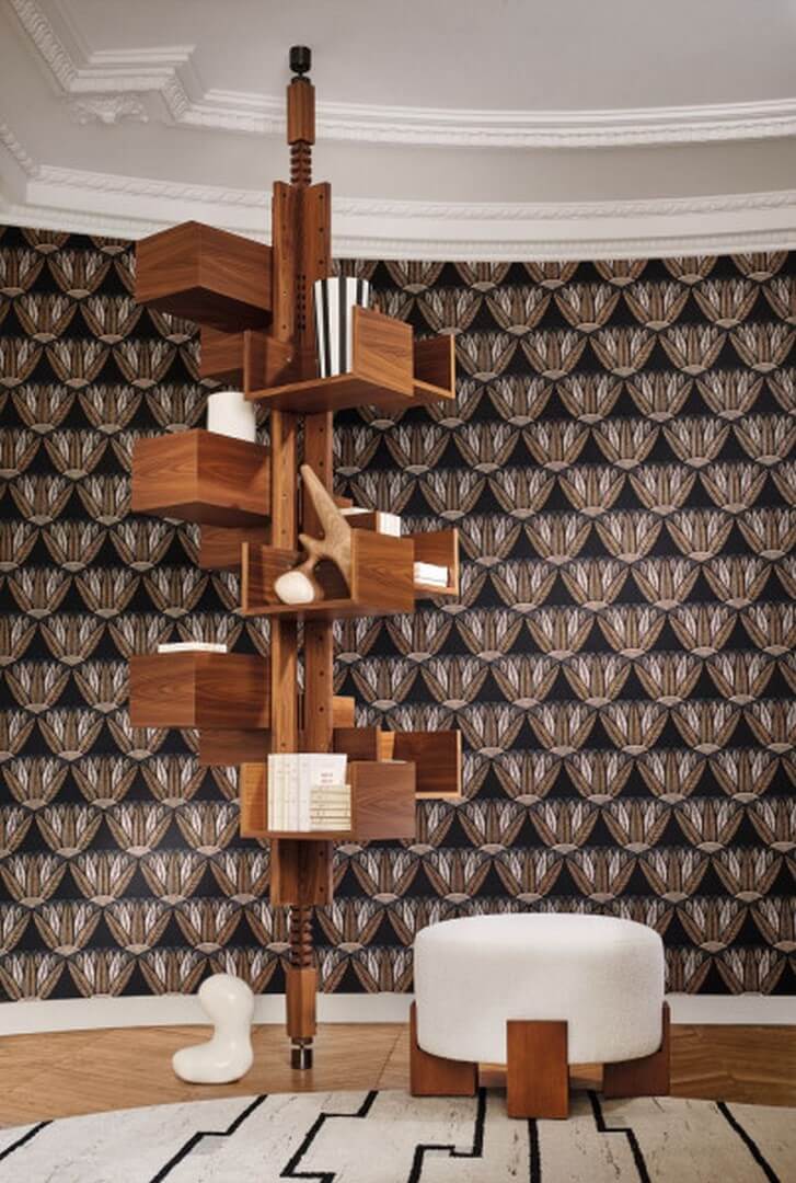 Tapeta w kwiaty lotosu egipskiego Casamance 76162140 Castalia Bord Du Nil