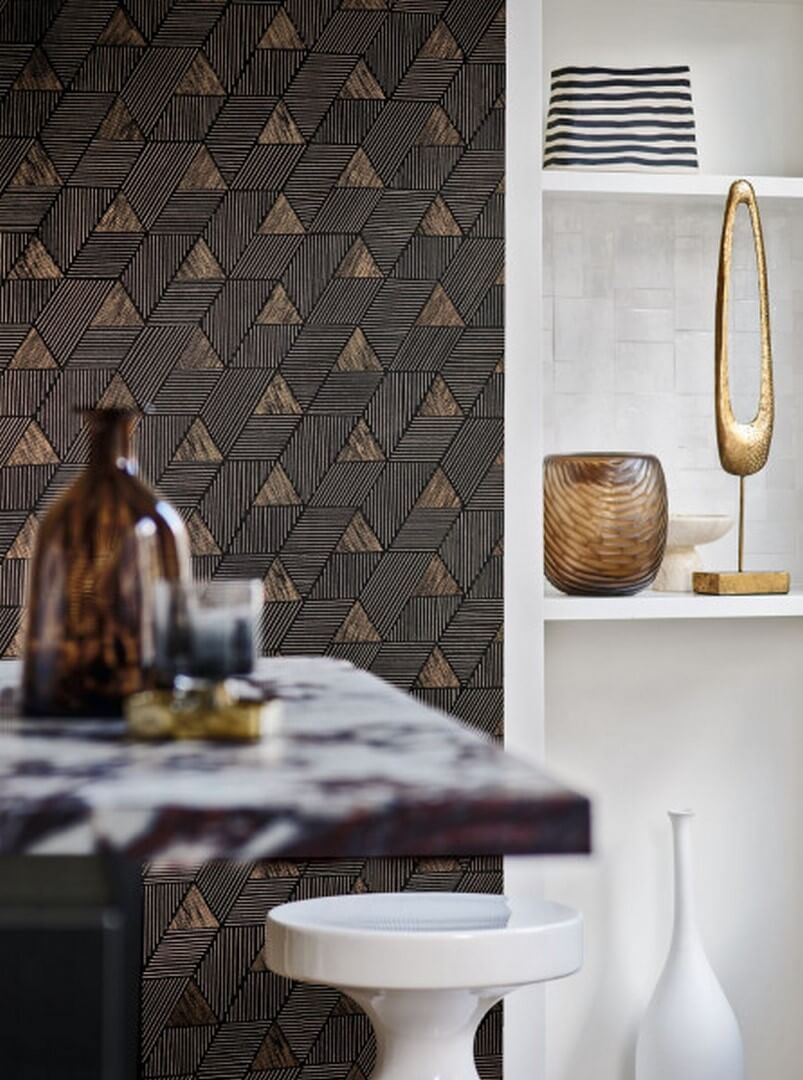 Tapeta geometryczna Casamance 76172650 Meroe Bord Du Nil