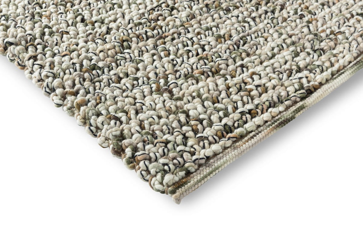 Dywan pleciony beżowo-zielony Marble MOSS GREEN 29537 Brink & Campman