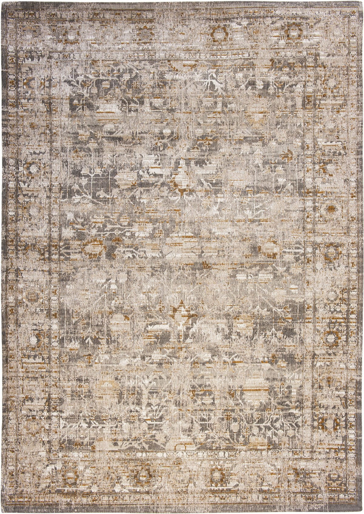 Dywan vintage beżowy Suleiman Grey 8884 Louis De Poortere