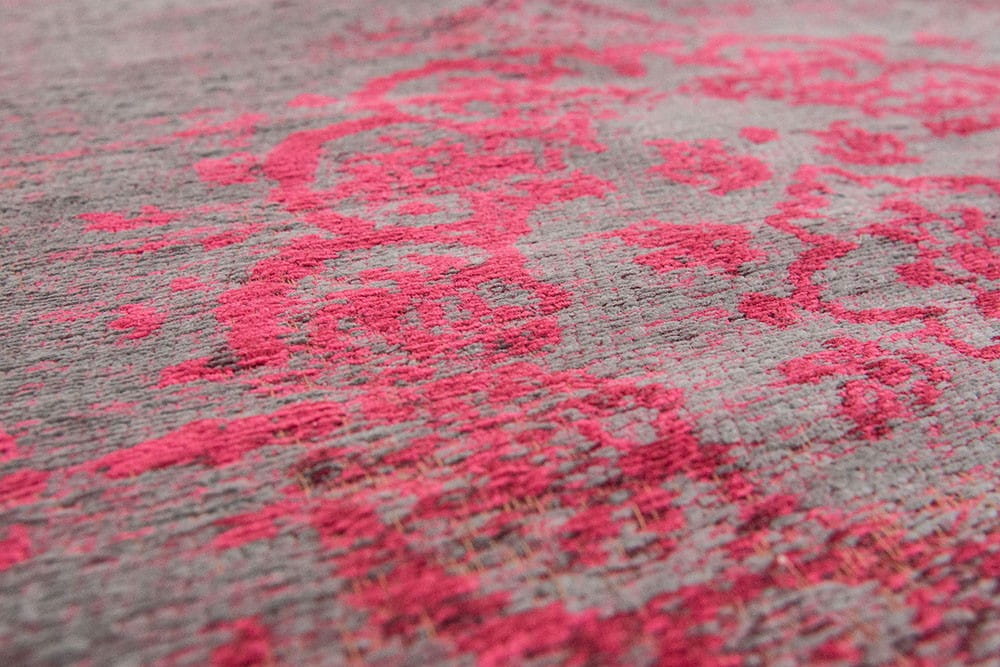 Dywan klasyczny vintage różowo-szary Pink Flash 8261 Louis De Poortere