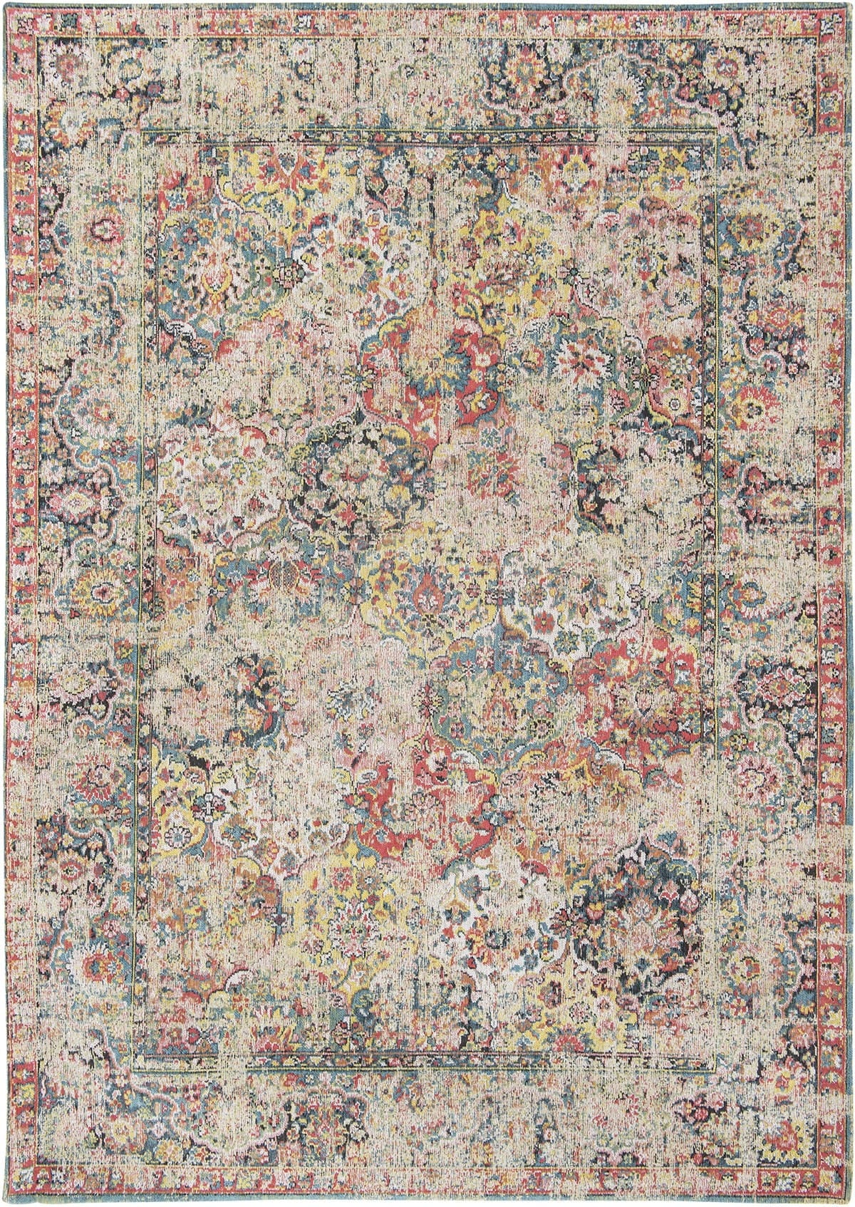 Dywan klasyczny kolorowy Janissery Multi 8712 Louis De Poortere