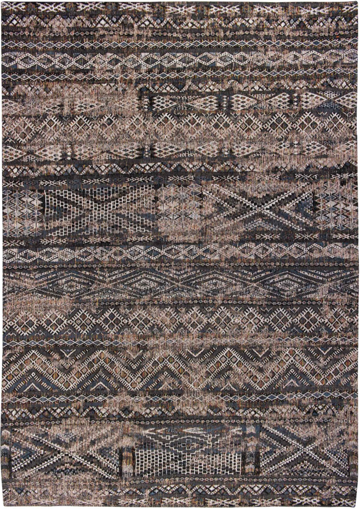 Dywan kilimowy Black Rabat 9113 Louis De Poortere