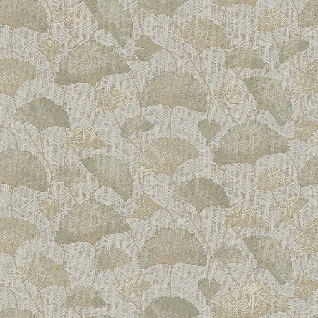 Tapeta liście Ginkgo Biloba Boras Tapeter Sophia 5529 Swedish Grace