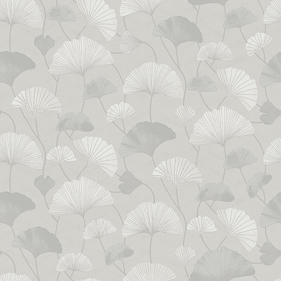 Tapeta liście Ginkgo Biloba Boras Tapeter Sophia 5530 Swedish Grace