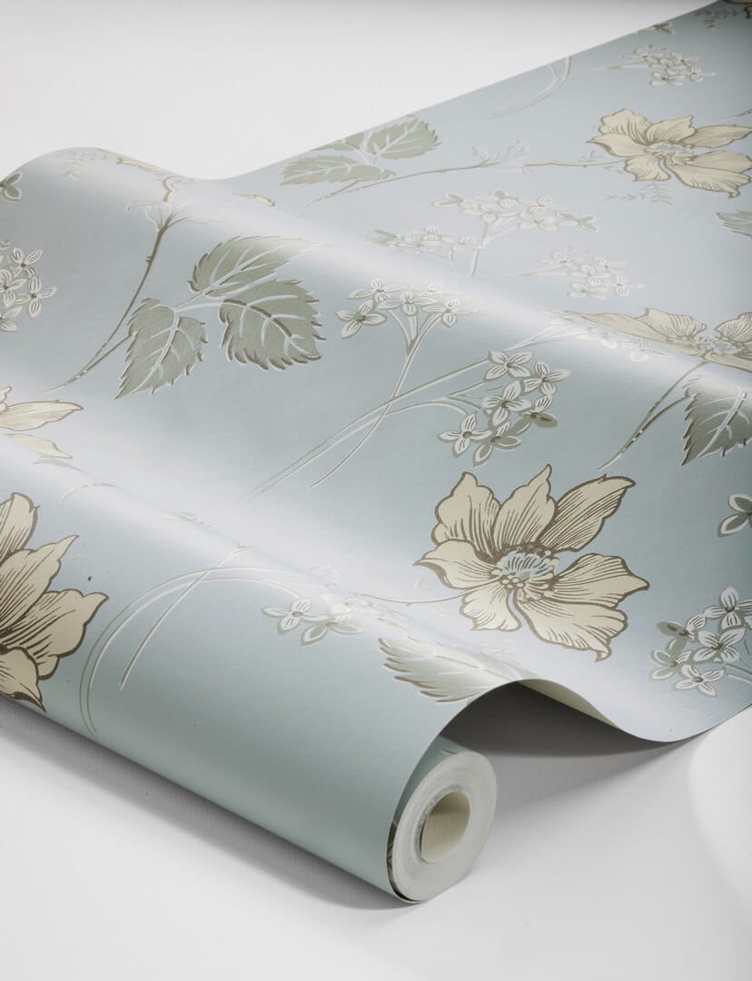Tapeta kwiaty vintage Boras Tapeter Valborg 5500 Swedish Grace