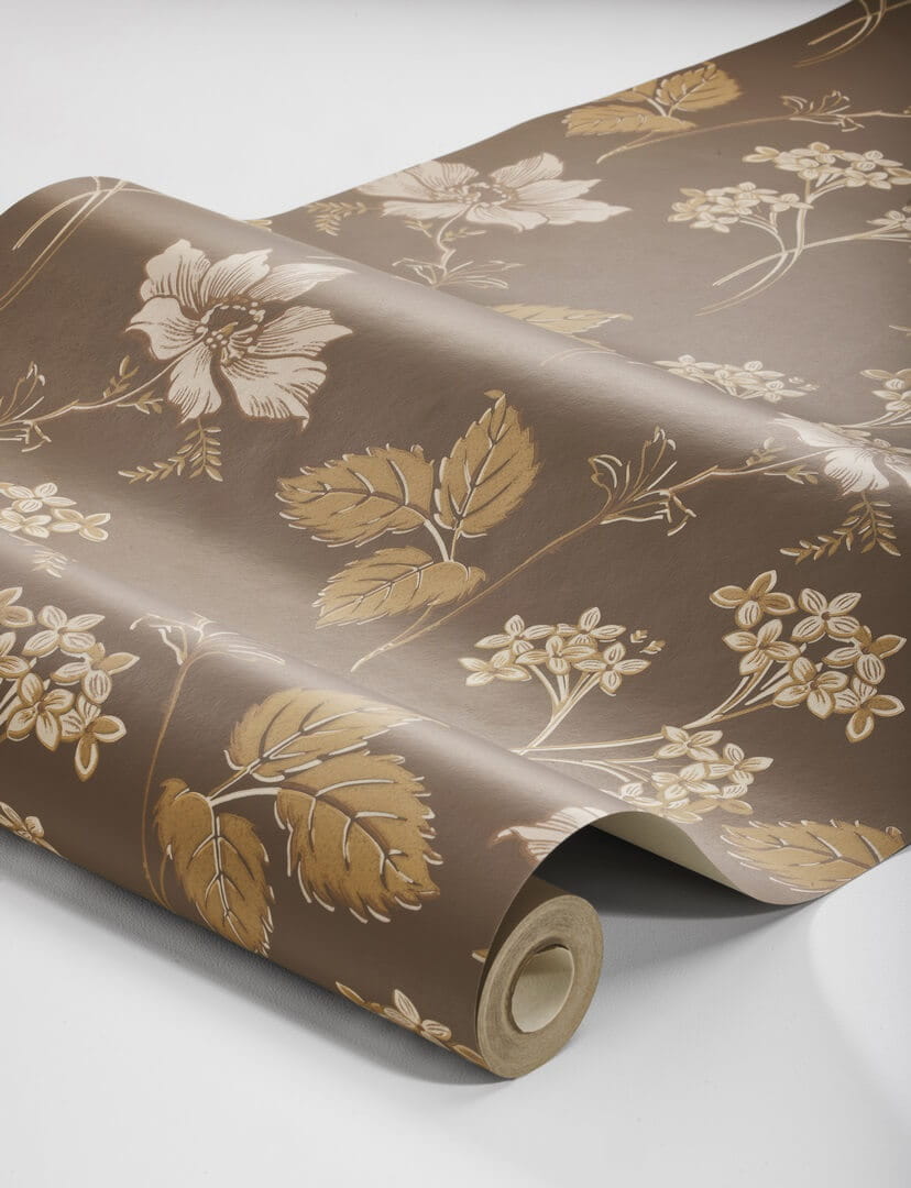 Tapeta kwiaty vintage Boras Tapeter Valborg 5503 Swedish Grace