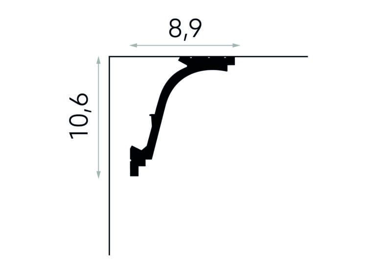 Listwa sufitowa LED MD110 Mardom Decor wys. 10,6cm