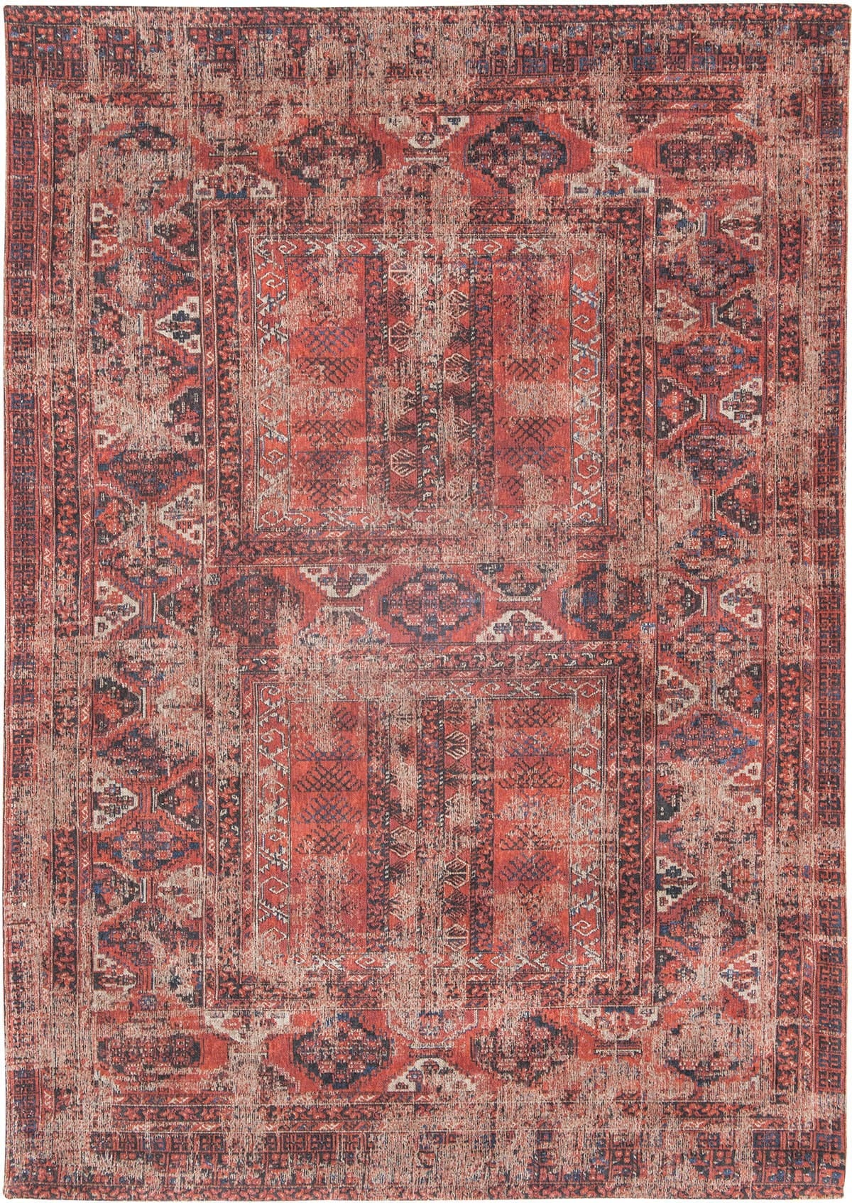 Dywan vintage czerwony HADSCHLU Red 8719 Louis De Poortere